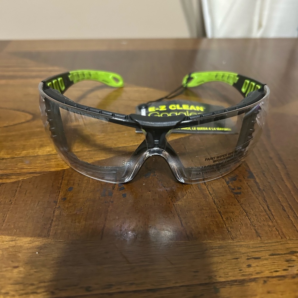 Trimaco Ez Clean Clear Anti-Fog Safety Glasses/Goggles for Painting #7925